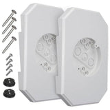 Siding Mounting Block,8141DBL Built-in Box Outdoor Light Block,2Sets for 1/2 Inch Lap Double and 4 V1369-AZ3-W-08431