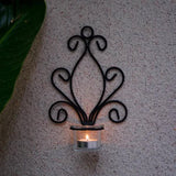 Vintage Iron Wall Candle Holders, Creative Iron Candlesticks V1237-ZY-203-5062