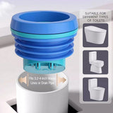 2PC Toilet Flanges Wax Rings with Prevent Backflow Valve -Thick Wax Bowl Ring Fits 3.2-4In Waste V1366-AZ2-W-15751