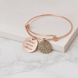 Bracelet for Women Simple Delicate Thin Cuff Bangle Hook Bracelet Plated Handmade Minimalist V1370-AZ4-06488