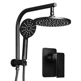 Cefito 9'' Rain Shower Head Set Handheld Round High Pressure Mixer Tap Black SHOWER-A1-RO-9-BK-MIXER