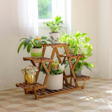 6 Tier Plant Stands Star Flower Shelf Outdoor Indoor Wooden Planter Corner Pots V201-FAZ0380BW8AU