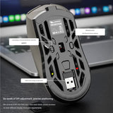 Tri-Mode Wireless Gaming Mouse - 1KHz Polling, 10000 DPI, Digital Display, Lightweight 73g V888-ELOSUNG29822