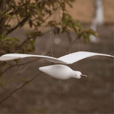 Soaring Seagulls Hanging Mobile Wing Wood Flying Seagull Decor Ceiling Pendant Home Nautical Wall V1192-AZ-W-28782