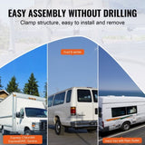 2-Bar Van Roof Ladder Rack Alloy Adjustable 47.2"-78.7" for Full-Size Vans V952-XSHCH250039645AC2V0
