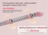 Pink Multifunctional Cordless Battle Rope with Adjustable Weight Rings for Home Gym Professional V888-ELOSUNG43349