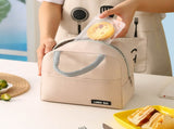 1 PC Lunch bag, thickened aluminum foil student hand-held bento bag, insulated bag, lunch box bag V1192-DRO-0021