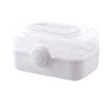 Medicine Storage Box Plastic Multi Layer Large Capacity Medicine Cabinet for Household White V1294-YM0716-3117220183212
