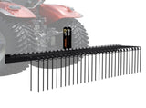 Tow Behind Landscape Rake, 1.8m Tow Dethatcher with 32 Steel Tines, Lawn Dethatcher Rake Attaches to V952-ZXSCJDHC72BDGLRVMV0