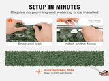 Ivy Privacy Fence, 39 x 198in Artificial Green Wall Screen, Greenery Ivy Fence with Mesh Cloth V952-WLSRZZWQ1J39XYXUPV0