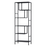 Artiss Bookshelf 5 Tiers RHYS Black FUR-S-DSHELF-01-BK