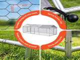 i.Pet Chicken Coop Rabbit Hutch Outdoor Run Walk in Hen Cage Ferret House 2.8x1x1m PET-CHICK-CAGE-3X1