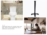 1Pc Metal Paper Rack Black Space Saving Roll Paper Holder for Home V1370-AZ4-20206