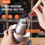 VEVOR Ball Vice, 5" Engraving Setting Tool, 360&deg; Rotation Engraving Block Vice, 69 PCS Attachment V952-WNXZSZYHDGHJQ1VD3V0