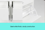 Shoe Cabinet Organizer Storage Rack 1200 x 240 x 920 - White CBT-120-024-092-WH