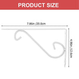 Shelf bracket 4pcs Floating Shelf Brackets Wall Mounted Floral Shelf Brackets Decorative Cast Corner V1192-AZ-W-29046