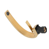 G1/2 Curve Design Undercounter Basin Water Faucet Single Hole Basin Cold and Hot Mixer TapGold V1294-YM0901-3112200145612