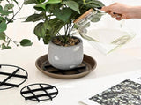 Plant Saucer Drainage Rack Stand,Tutuviw 21Pcs 3 Size Flower Pot Level Feet Elevator Support V1189-WXFWAL-20260319-00509