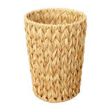 Perforated Plastic Small Trash Can Wastebask Waste Bin Garbage Container for Bathroom Bedroom Office V1369-AZ3-W-11021