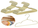 40PCS Gold Aluminum Hangers, 13 in Heavy Duty Small Clothes Hangers for Wardrobe Organization, Non V1369-AZ3-W-08862