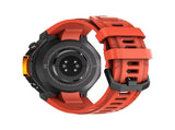 M-Rex4 Men Rugged GPS Smart Watch, 5ATM Waterproof Bluetooth Call Fitness Tracker Heart Rate Sleep V1300-M-REX4-ORANGE-RED