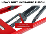 T-REX 300KG Hydraulic High Lift Double Scissor Trolley, 1.3M Max Platform Hgt, Heavy-Duty, for V219-VHWLFCTRH3HA