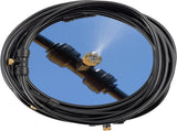 Rechargeable Outdoor Misting Rope, Up to 25 FT 6 Mister Nozzles, NO Water Hose or Power Source V1258-DP02-C-936
