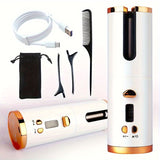 USB LCD Wireless Charging Automatic Portable Curler Smart Home Personal Care Appliance Mini V1106-DDJFB001