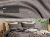 Pink 1.8m Luxurious Soft Brushed Microfiber 4-Piece Bedding Set - Pure Color V888-ELOSUNG19451