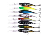 43-Pack Fishing Lure Wobbler Minnow Mixed Color V1237-ZY-506-0125