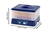 Dehydrators for Food and Jerky with 5 Drying Racks 95-158 8 Gears Temperature Adjustable Vegetable V1294-YM0901-H49288US