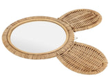 Hanging Mirror High Definition Rattan Mirror Wall Decorative Makeup Mirror for Bathroom Hotel V1294-YM0715-3115210268711