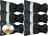 Faucet Cover Winter Freeze Protection,Spigot Cover with Reflective Strips,Outside Faucet Cover V1258-DP02-C-329