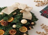 Festive Teardrop Christmas Door Hanging, Upside Down Tree Decoration, Space Saving Vertical Design, V1192-AZ-W-24655