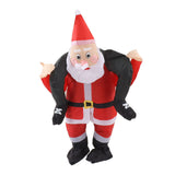 Santa Costume Funny Father Christmas Riding Inflatable Show Party Cosplay Role Playing Props V1294-YM0703-3115230047712