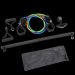 Exercise Pilates Bar Kit Resistance Bands Yoga Fitness Stretch Workout Gym V63-836981