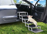 PaWz 6 Steps Dog Ramp Adjustable Height Black PT1145-6-BK_NZ