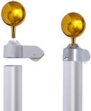 6.2M Australia Sectional Flag Pole Kit Australian Outdoor Aussie Flags Flagpole V284-FP6.2S