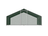 i.Pet Chicken Coop Cage 3x4x2m Galvanised Steel PET-CHICK-CAGE-B-3X4
