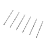 50PCS 1/8 Inch Drill Bits High Speed Steel Spiral Saw Bit Set for Wood and Plastic Cutting Silver V1294-YM0901-3114240123411