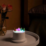 Cute Mini Humidifier with Colorful Lights, Small Cool Mist Humidifier for Bedroom V1263-JX-3739