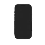 EFM Monaco E-leather Wallet Case Armour With D3O Plus Suits Iphone 15 - Black/Space Grey V578-EFCFLAE605BLA