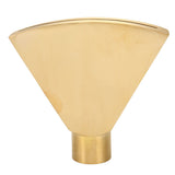 Fan Shaped Fountain Nozzle G1 Inch Brass Flat Head Spray Nozzle Fountain Sprinkler Head for Garden V1294-YM0706-3111230203411