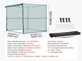 Crop 1.2 x 1.2 x 1.8 m Plant Protection Tent with Zippered Door, Wind-Resistant Tall Crop V952-ZZBHZ1PCS484D8164001V0