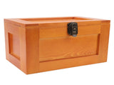 Desktop Wooden Storage Box Multifunctional Wood Container Box with Lock and Keys for Sundries V1294-YM0901-3117240165812