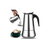 12-Cup Italian Coffee Maker In Stainless Steel, Suitable For All Types Of Hobs, 12 Cups V1188-MS-227-1844