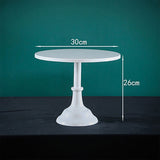 Metal Cake Stand European Style Anti Slip Round Cake Stand for Weddings Parties Anniversaries Large V1294-YM0626-3118220347013
