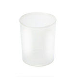 40 Pack Frosted White Glass Votive Candle Holders for Candle Making Kit Tealight Candles Cup Home V382-FHX40