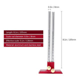130MM Wood Marking Gauge Double Headscriber for Carpenter Woodworking Easy to Use V1192-AZ-W-30813