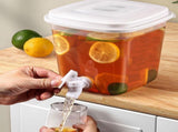 Water Dispenser - 3.5L Water Dispenser with Lid - Water - Drink Bucket - Beverage Machine with V1188-MS101-03199-1